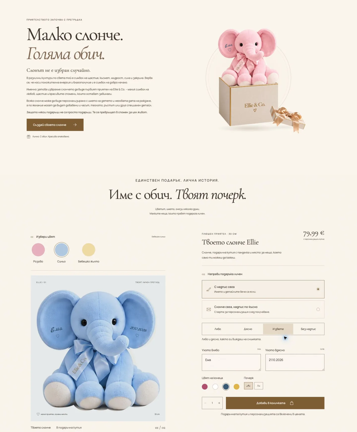 Проект Ellie & Co на 88Lab