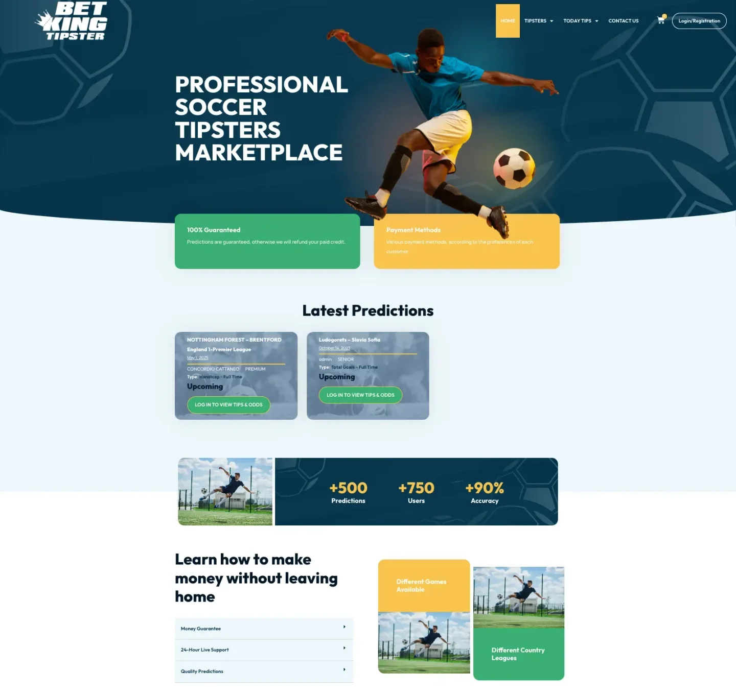 Проект Betkingtipster.com на 88Lab