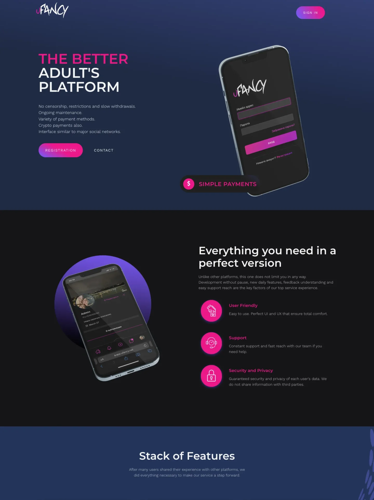 Проект Ufancy.net на 88Lab